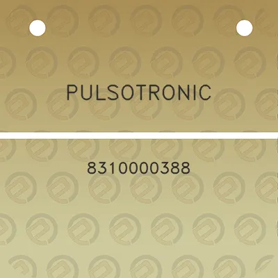 pulsotronic-8310000388