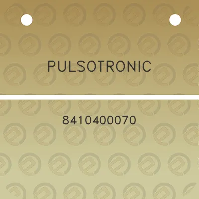 pulsotronic-8410400070