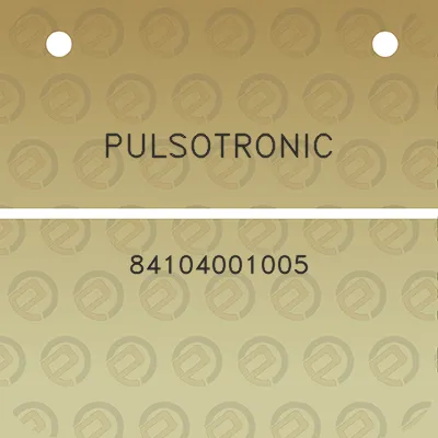 pulsotronic-84104001005