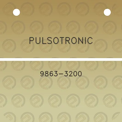 pulsotronic-9863-3200