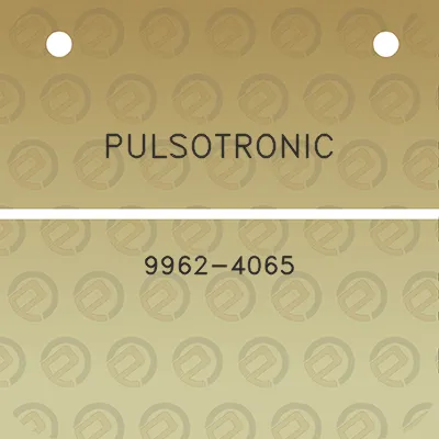 pulsotronic-9962-4065