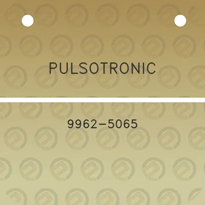 pulsotronic-9962-5065