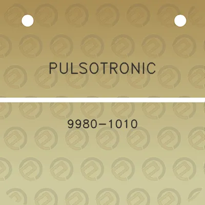 pulsotronic-9980-1010