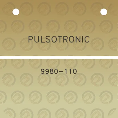 pulsotronic-9980-110