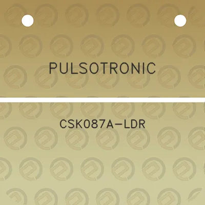 pulsotronic-csk087a-ldr