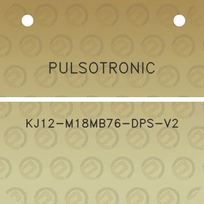 pulsotronic-kj12-m18mb76-dps-v2