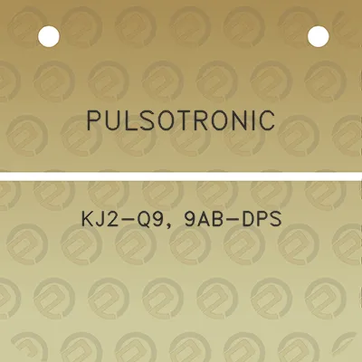 pulsotronic-kj2-q9-9ab-dps