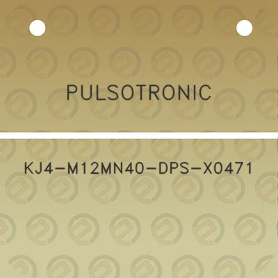 pulsotronic-kj4-m12mn40-dps-x0471