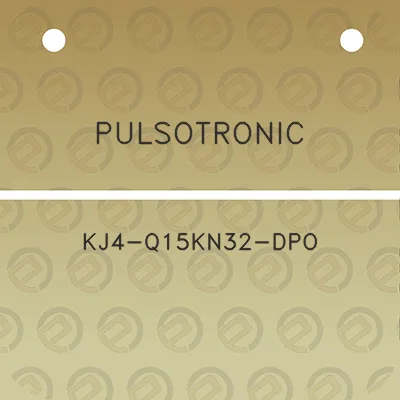 pulsotronic-kj4-q15kn32-dpo