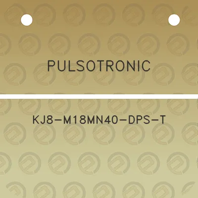 pulsotronic-kj8-m18mn40-dps-t