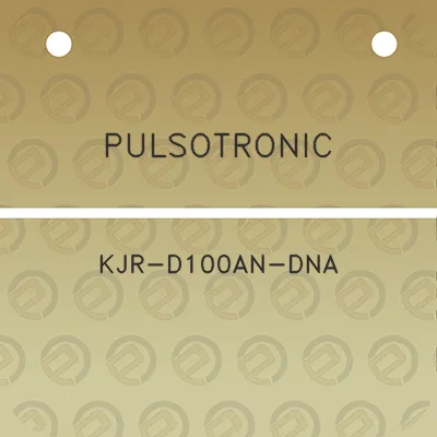 pulsotronic-kjr-d100an-dna