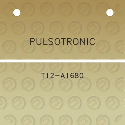 pulsotronic-t12-a1680