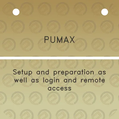 pumax-setup-and-preparation-as-well-as-login-and-remote-access