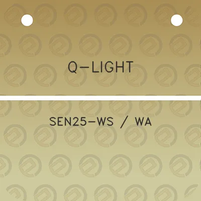 q-light-sen25-ws-wa