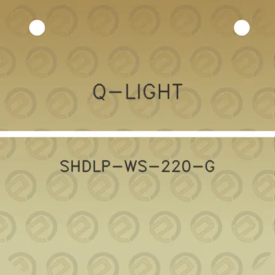 q-light-shdlp-ws-220-g