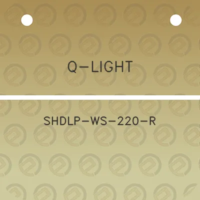 q-light-shdlp-ws-220-r