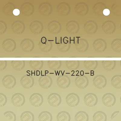 q-light-shdlp-wv-220-b