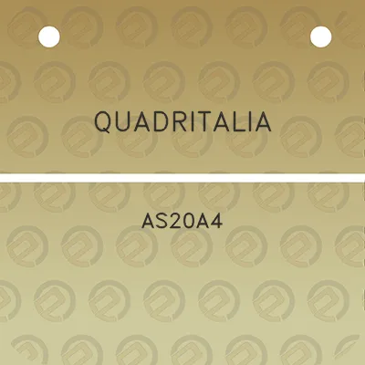 quadritalia-as20a4