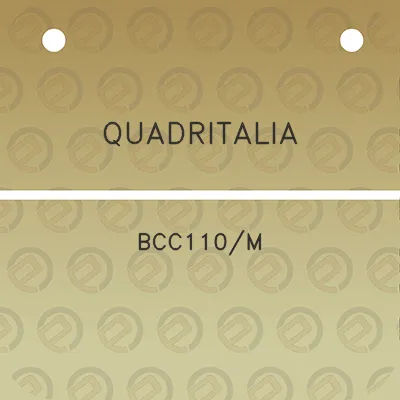 quadritalia-bcc110m