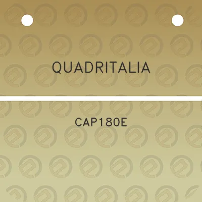 quadritalia-cap180e