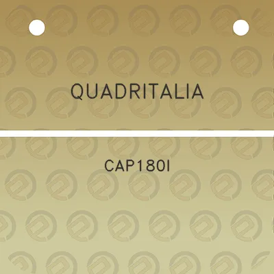 quadritalia-cap180i