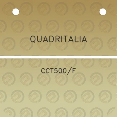 quadritalia-cct500f