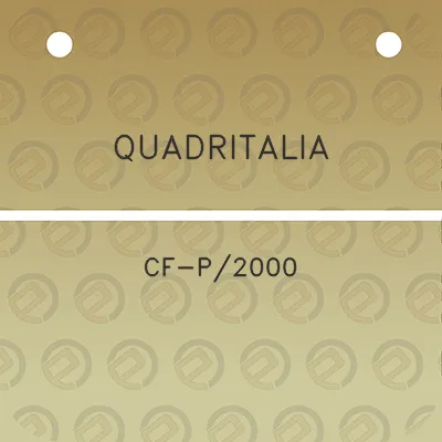 quadritalia-cf-p2000