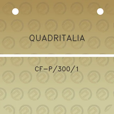 quadritalia-cf-p3001