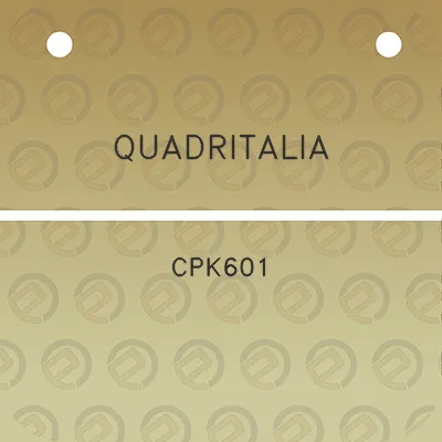 quadritalia-cpk601