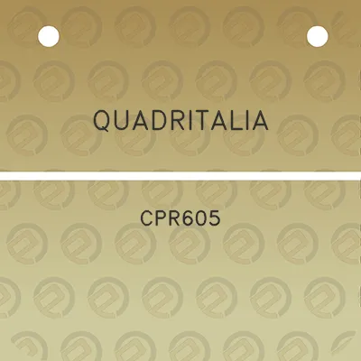 quadritalia-cpr605