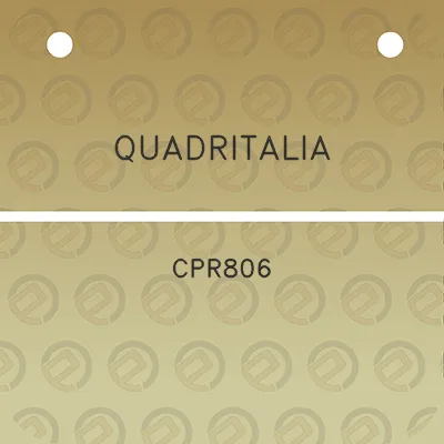 quadritalia-cpr806