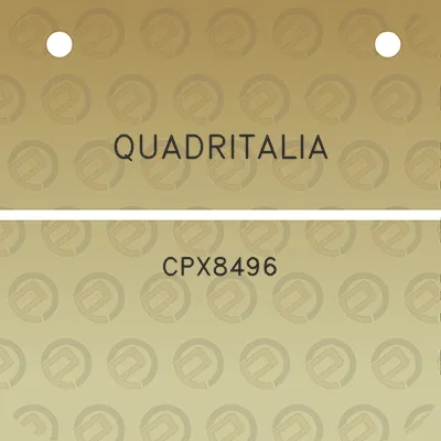 quadritalia-cpx8496