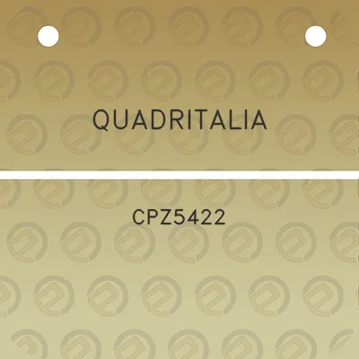 quadritalia-cpz5422