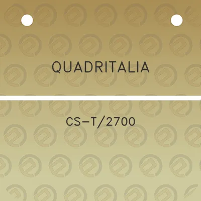 quadritalia-cs-t2700