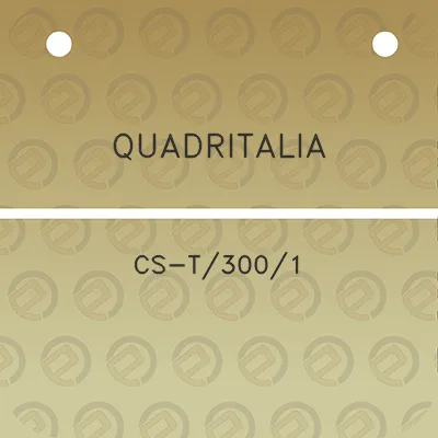 quadritalia-cs-t3001