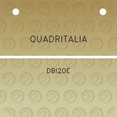 quadritalia-dbi20e