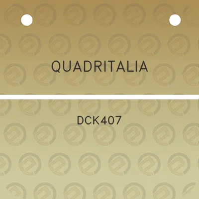 quadritalia-dck407