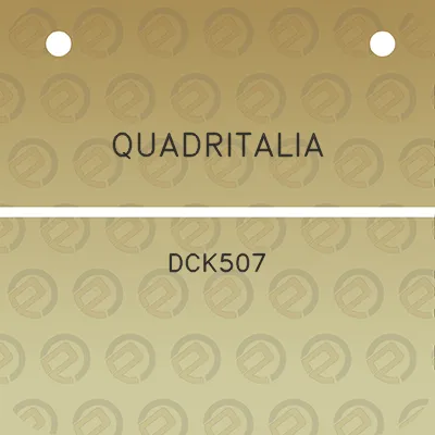 quadritalia-dck507