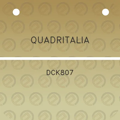 quadritalia-dck807