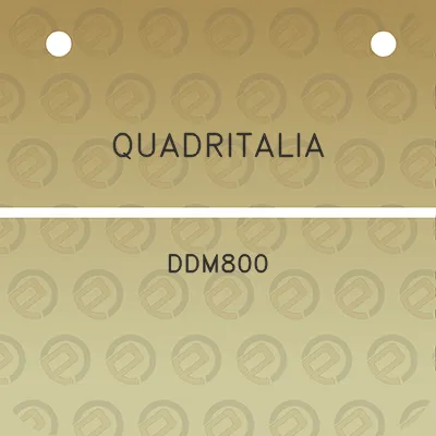 quadritalia-ddm800