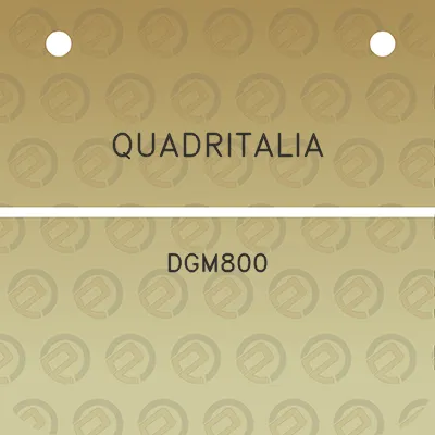 quadritalia-dgm800