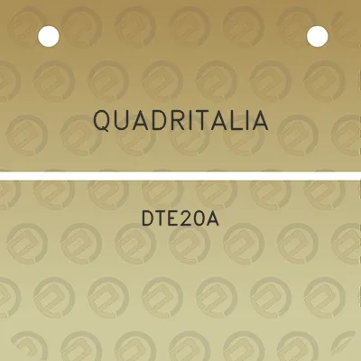 quadritalia-dte20a