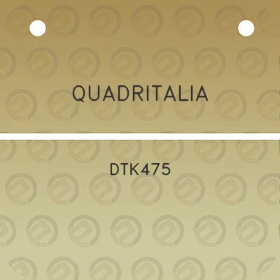 quadritalia-dtk475