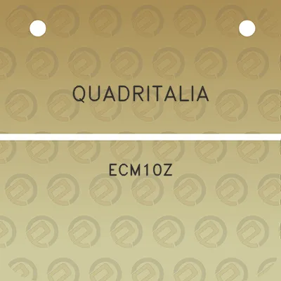 quadritalia-ecm10z