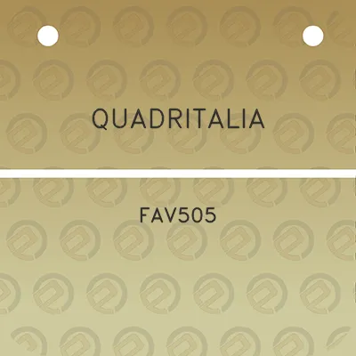 quadritalia-fav505