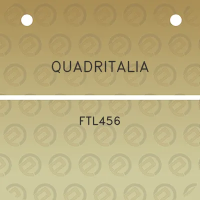 quadritalia-ftl456