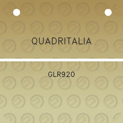 quadritalia-glr920