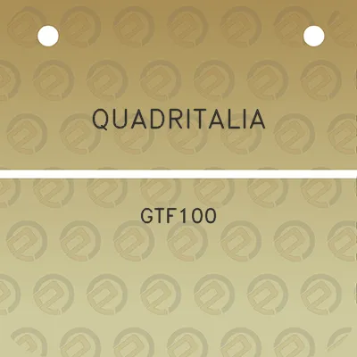 quadritalia-gtf100