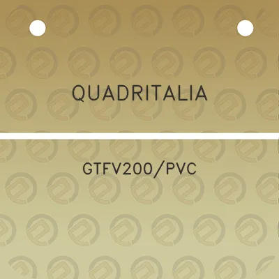 quadritalia-gtfv200pvc