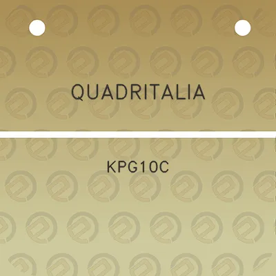 quadritalia-kpg10c